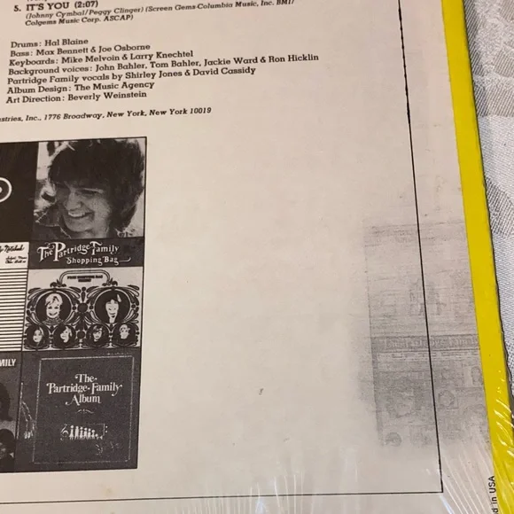 The Partridge Family Crossword Puzzle 1973 LP Vinyl Record, NEW and SEALED - Picture 12 of 13